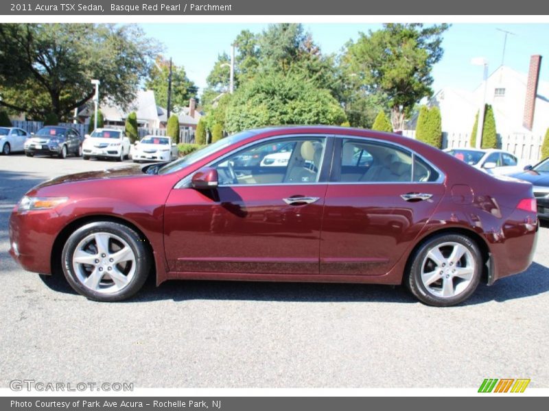 Basque Red Pearl / Parchment 2011 Acura TSX Sedan