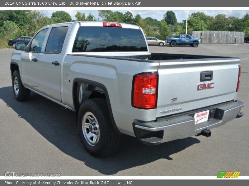Quicksilver Metallic / Jet Black/Dark Ash 2014 GMC Sierra 1500 Crew Cab