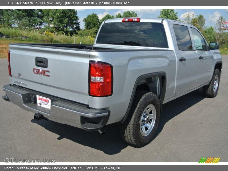 Quicksilver Metallic / Jet Black/Dark Ash 2014 GMC Sierra 1500 Crew Cab