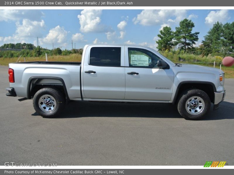 Quicksilver Metallic / Jet Black/Dark Ash 2014 GMC Sierra 1500 Crew Cab