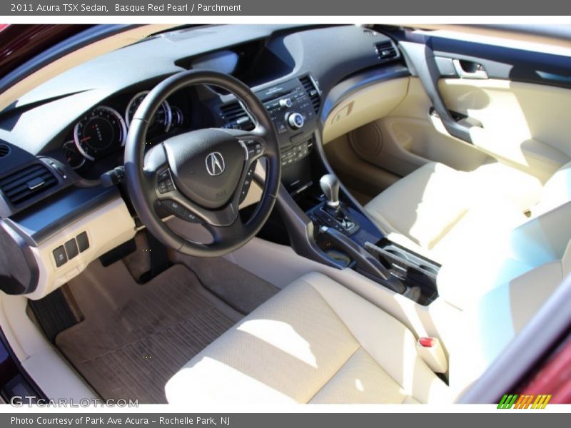 Basque Red Pearl / Parchment 2011 Acura TSX Sedan