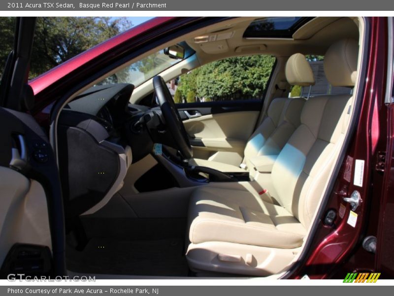 Basque Red Pearl / Parchment 2011 Acura TSX Sedan