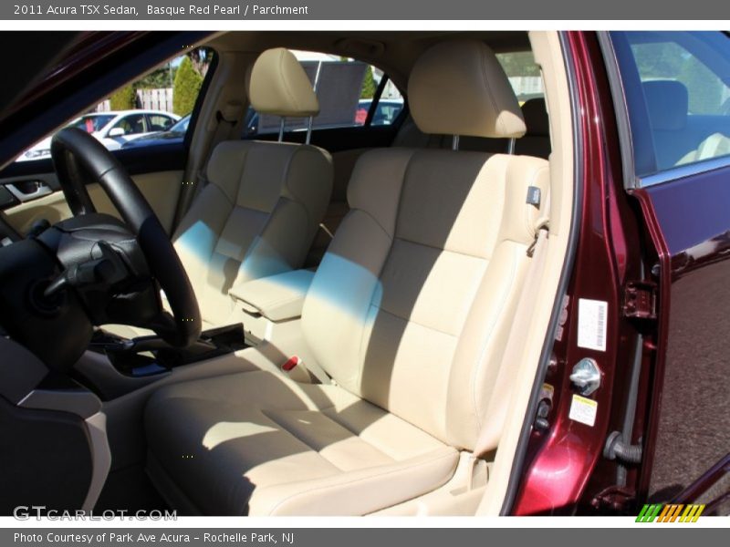 Basque Red Pearl / Parchment 2011 Acura TSX Sedan