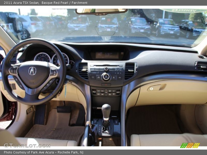 Basque Red Pearl / Parchment 2011 Acura TSX Sedan