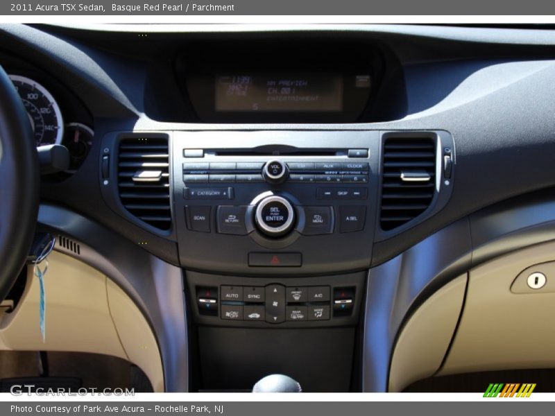 Basque Red Pearl / Parchment 2011 Acura TSX Sedan
