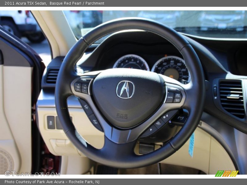 Basque Red Pearl / Parchment 2011 Acura TSX Sedan
