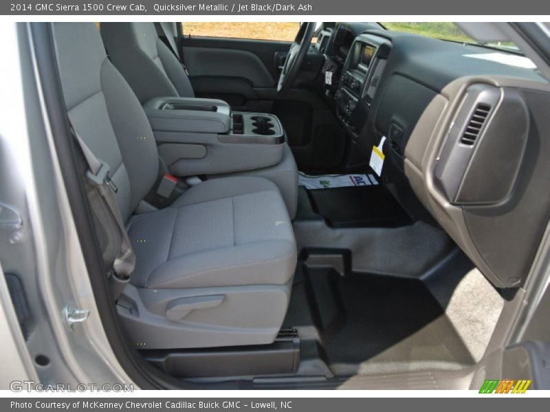 Quicksilver Metallic / Jet Black/Dark Ash 2014 GMC Sierra 1500 Crew Cab
