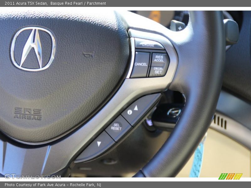 Basque Red Pearl / Parchment 2011 Acura TSX Sedan