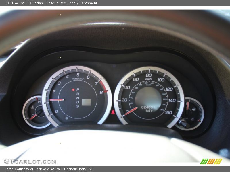 Basque Red Pearl / Parchment 2011 Acura TSX Sedan