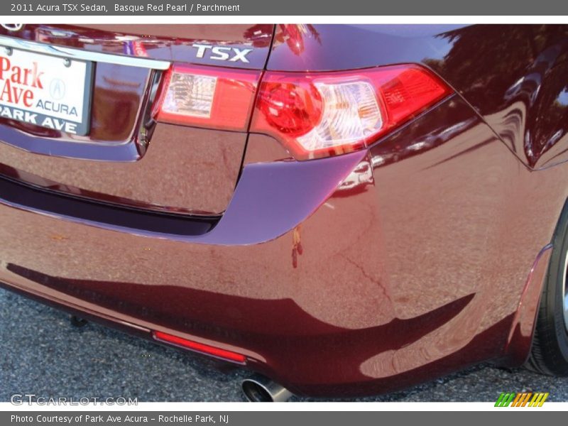 Basque Red Pearl / Parchment 2011 Acura TSX Sedan