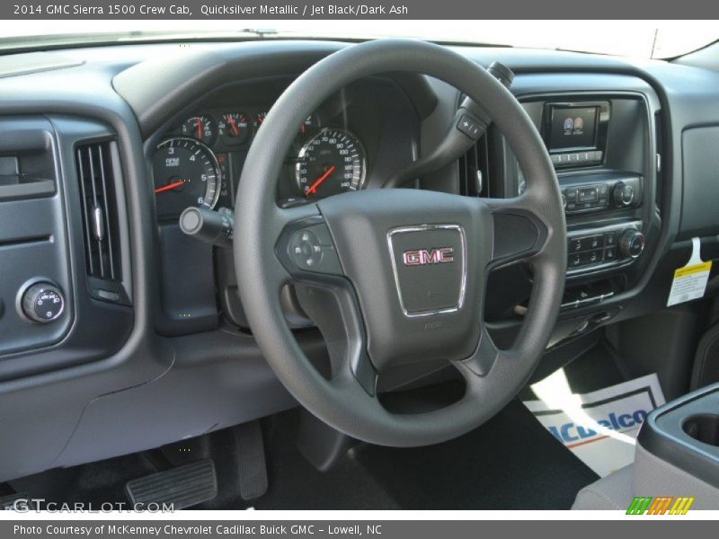 Quicksilver Metallic / Jet Black/Dark Ash 2014 GMC Sierra 1500 Crew Cab