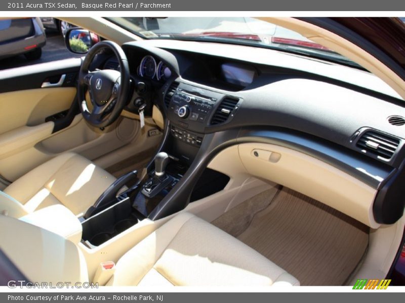 Basque Red Pearl / Parchment 2011 Acura TSX Sedan