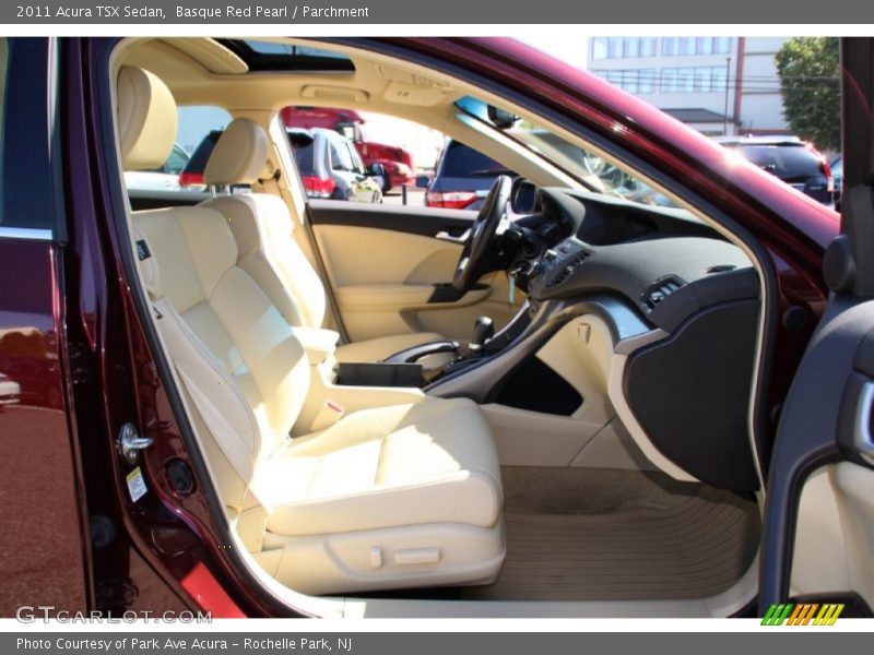 Basque Red Pearl / Parchment 2011 Acura TSX Sedan