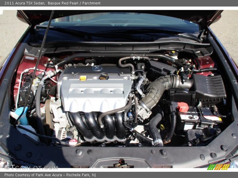 Basque Red Pearl / Parchment 2011 Acura TSX Sedan