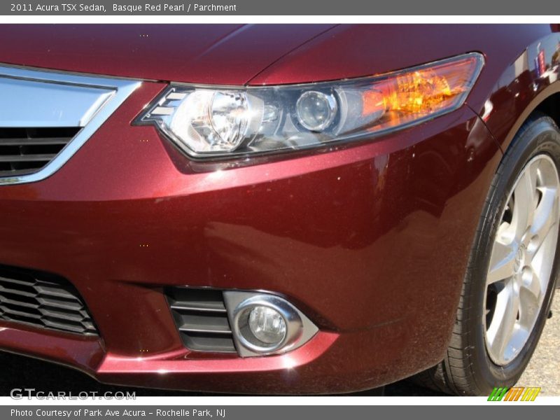 Basque Red Pearl / Parchment 2011 Acura TSX Sedan