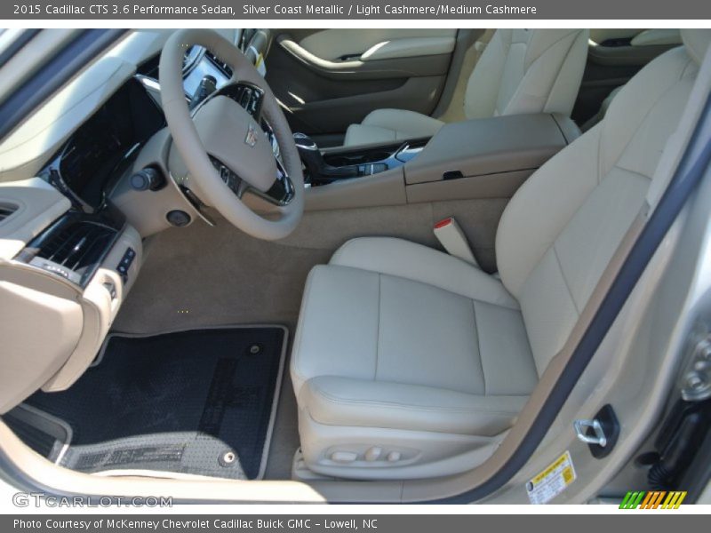 Silver Coast Metallic / Light Cashmere/Medium Cashmere 2015 Cadillac CTS 3.6 Performance Sedan