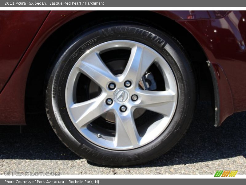 Basque Red Pearl / Parchment 2011 Acura TSX Sedan