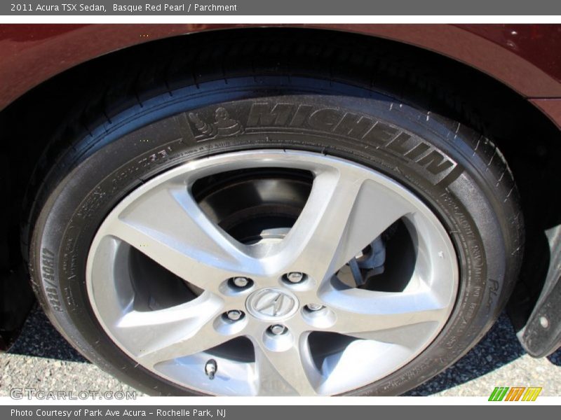 Basque Red Pearl / Parchment 2011 Acura TSX Sedan