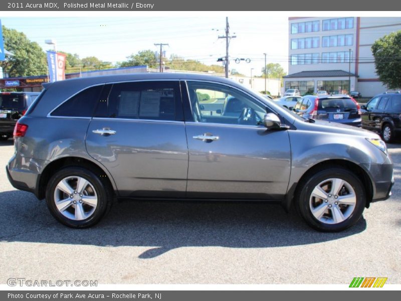 Polished Metal Metallic / Ebony 2011 Acura MDX