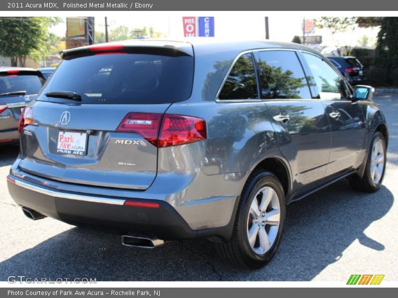 Polished Metal Metallic / Ebony 2011 Acura MDX