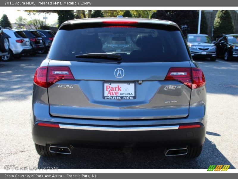 Polished Metal Metallic / Ebony 2011 Acura MDX