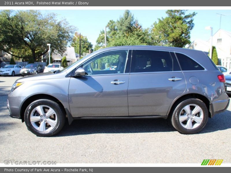 Polished Metal Metallic / Ebony 2011 Acura MDX