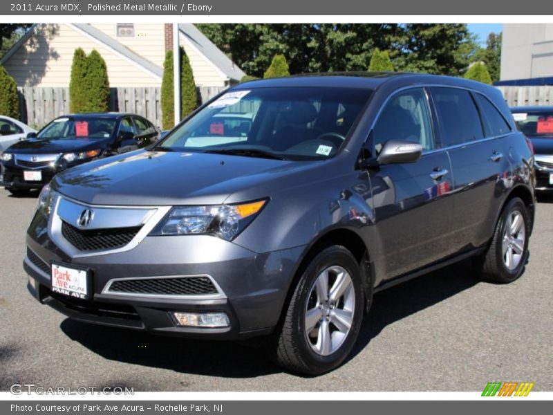 Polished Metal Metallic / Ebony 2011 Acura MDX