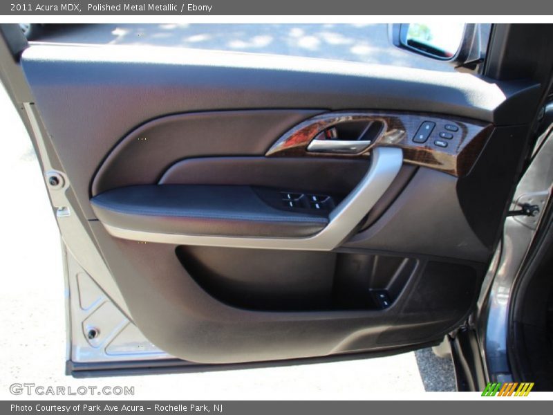 Polished Metal Metallic / Ebony 2011 Acura MDX