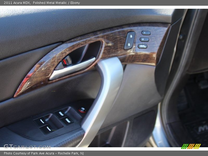 Polished Metal Metallic / Ebony 2011 Acura MDX
