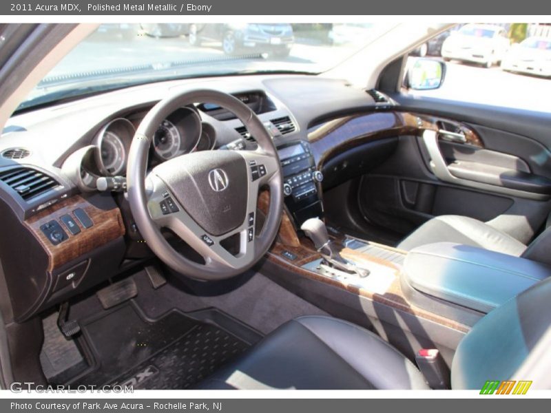 Polished Metal Metallic / Ebony 2011 Acura MDX