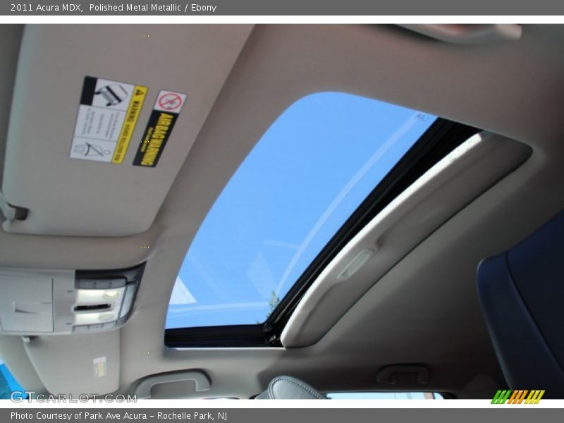 Polished Metal Metallic / Ebony 2011 Acura MDX