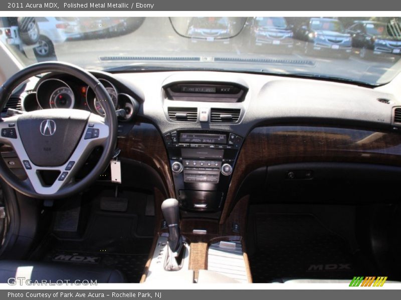 Polished Metal Metallic / Ebony 2011 Acura MDX