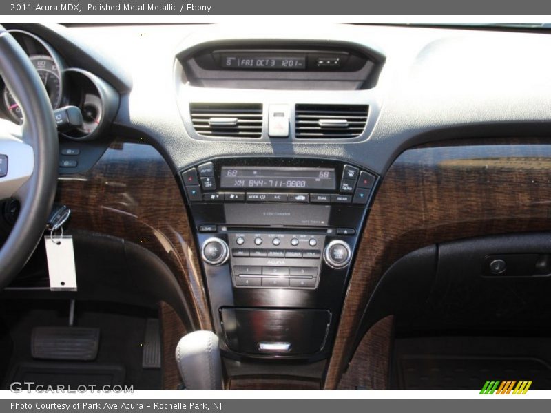 Polished Metal Metallic / Ebony 2011 Acura MDX
