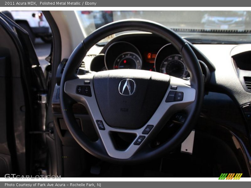Polished Metal Metallic / Ebony 2011 Acura MDX