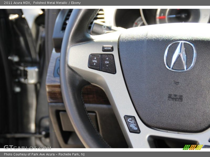 Polished Metal Metallic / Ebony 2011 Acura MDX