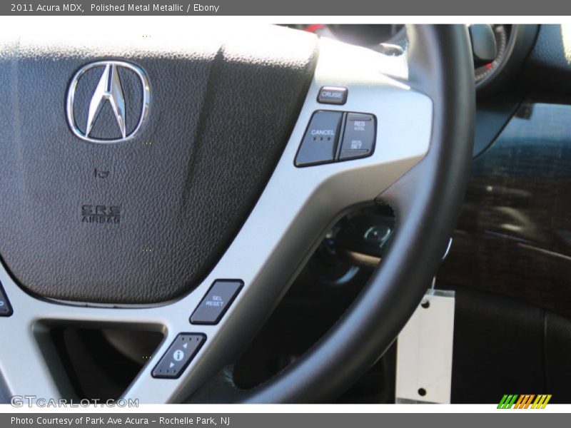 Polished Metal Metallic / Ebony 2011 Acura MDX