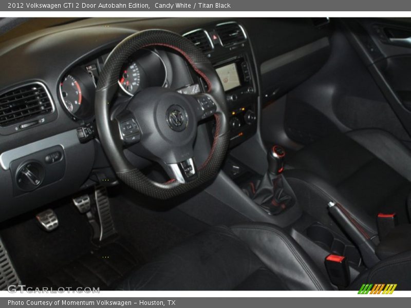 Candy White / Titan Black 2012 Volkswagen GTI 2 Door Autobahn Edition