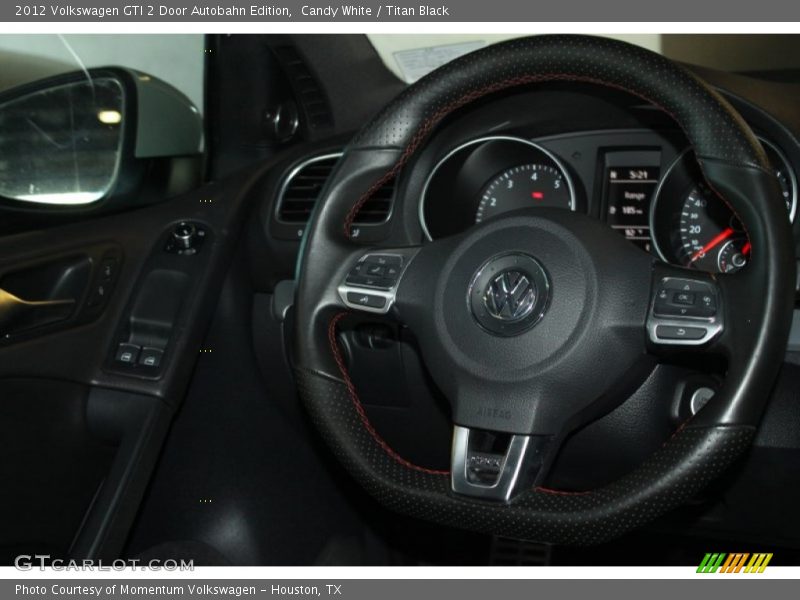 Candy White / Titan Black 2012 Volkswagen GTI 2 Door Autobahn Edition