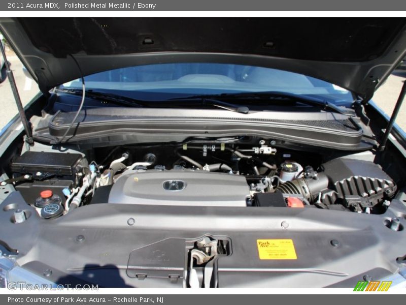 Polished Metal Metallic / Ebony 2011 Acura MDX