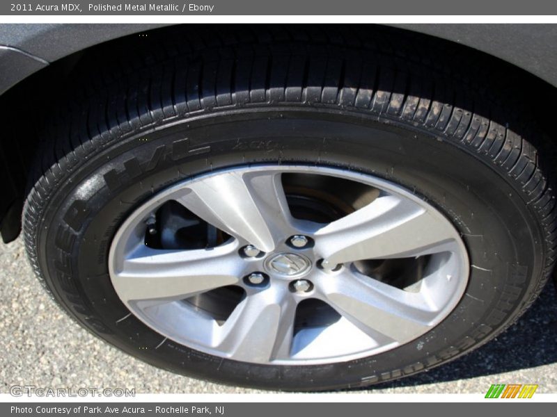 Polished Metal Metallic / Ebony 2011 Acura MDX