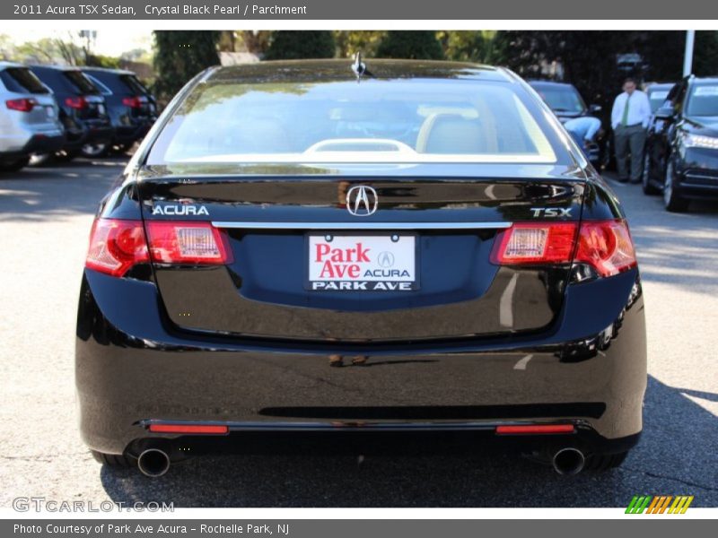 Crystal Black Pearl / Parchment 2011 Acura TSX Sedan