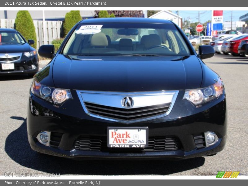 Crystal Black Pearl / Parchment 2011 Acura TSX Sedan