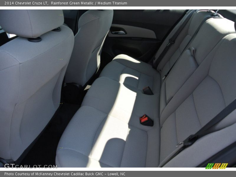 Rainforest Green Metallic / Medium Titanium 2014 Chevrolet Cruze LT