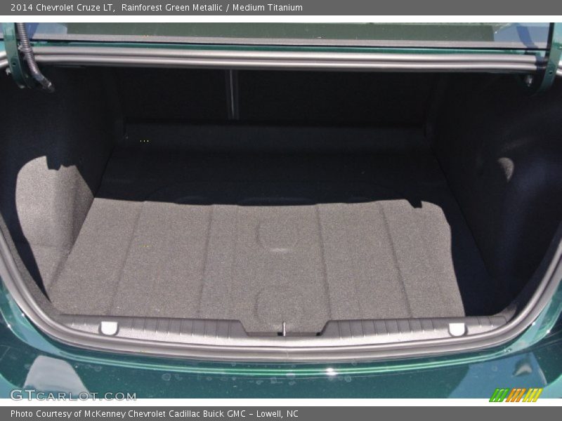 Rainforest Green Metallic / Medium Titanium 2014 Chevrolet Cruze LT