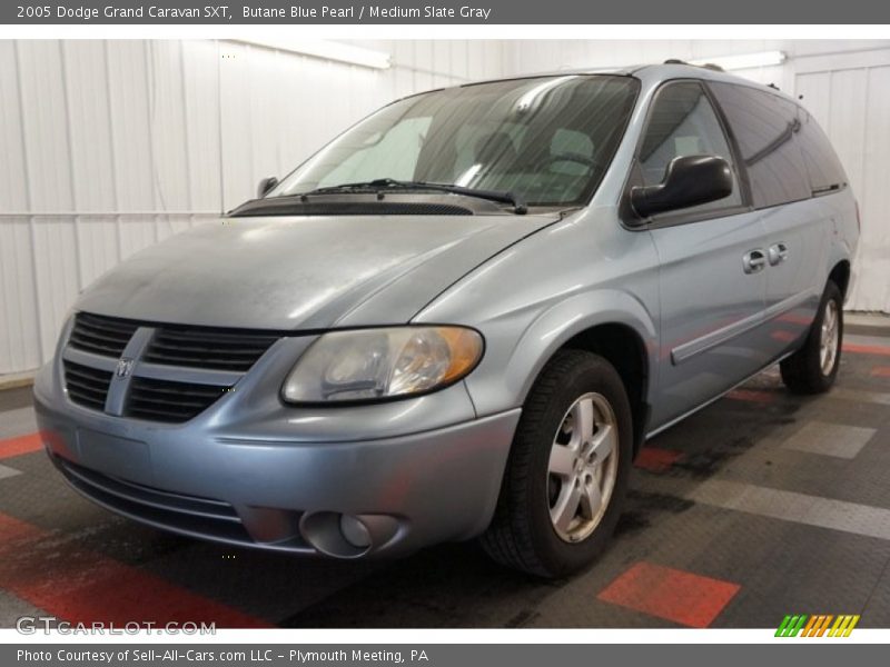 Butane Blue Pearl / Medium Slate Gray 2005 Dodge Grand Caravan SXT