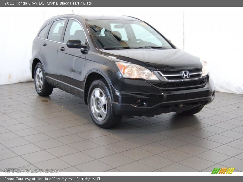 Crystal Black Pearl / Black 2011 Honda CR-V LX