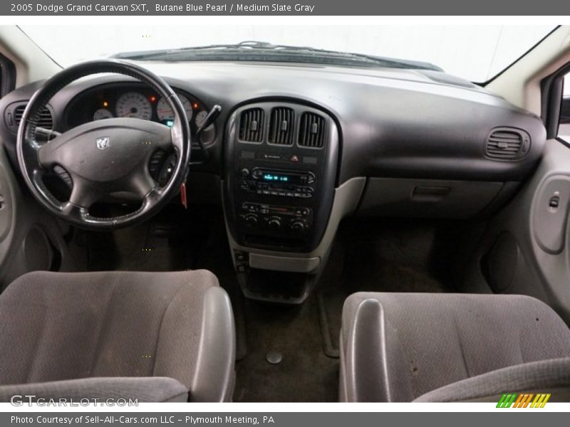 Butane Blue Pearl / Medium Slate Gray 2005 Dodge Grand Caravan SXT