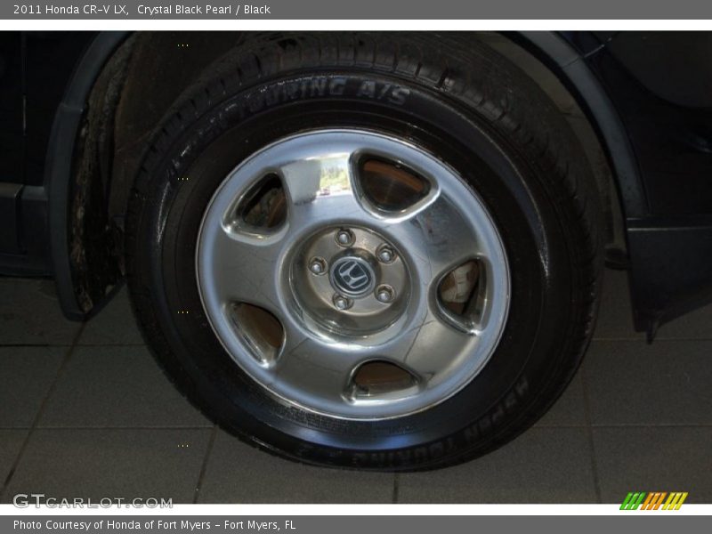 Crystal Black Pearl / Black 2011 Honda CR-V LX