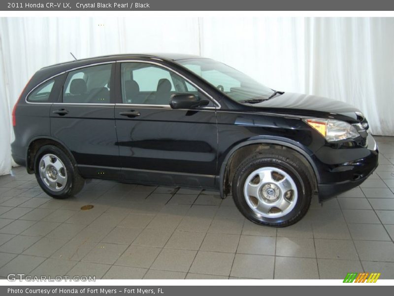 Crystal Black Pearl / Black 2011 Honda CR-V LX