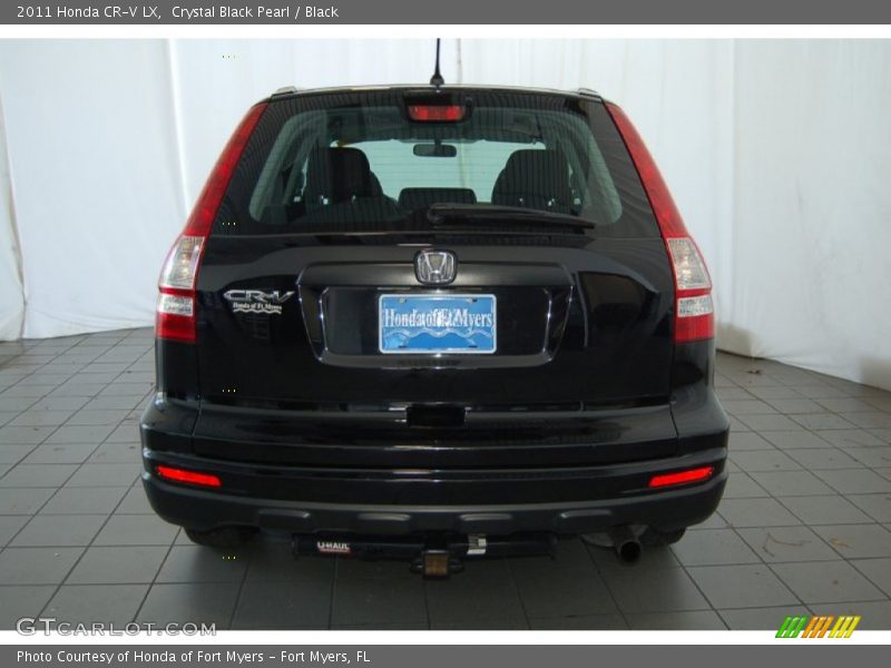 Crystal Black Pearl / Black 2011 Honda CR-V LX